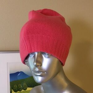 100% Cashmere Knit Beanie Reversible by St. Bernard